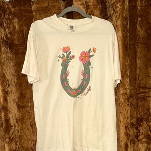 Floral Horseshoe Graphic Tee